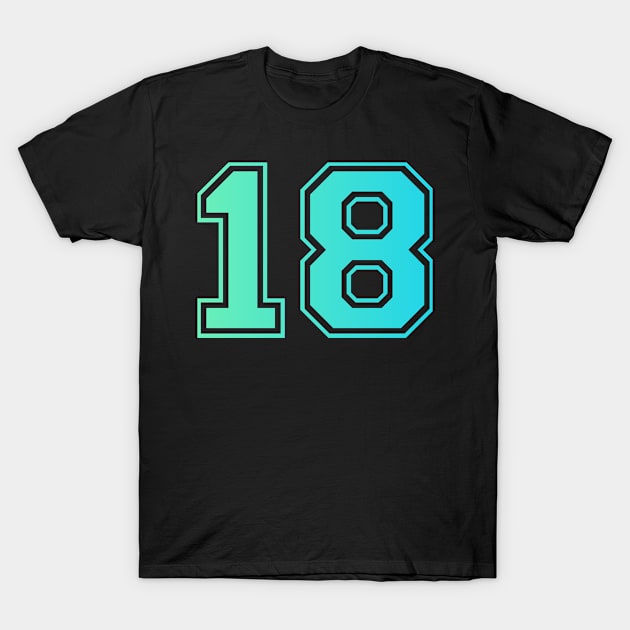 18 Eighteen T-Shirt by Dynasty Arts